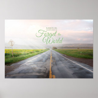 Vergessen Sie die Welt Poster