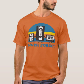 Vergessen Sie Diskette VHS und Kassettenband Freun T-Shirt