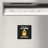 Vergessen Sie Eier bei der Jagd auf Chicks Funny O Magnet (In Situ (Geschirrspüler))