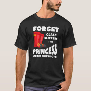 Vergessen Sie Glass Slippers Dieses Prinzessin trä T-Shirt