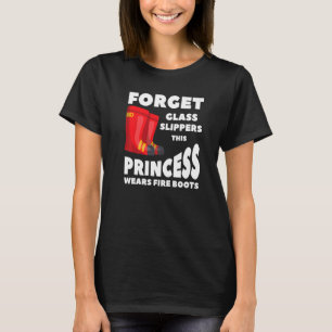 Vergessen Sie Glass Slippers Dieses Prinzessin trä T-Shirt