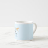 "Vergessen Sie Ihre Menschlichkeit nicht - Elegant Espressotasse (Vorderseite Rechts)