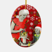 Vergessen Sie Ihre Weihnachten Keramik Ornament (Vorne)