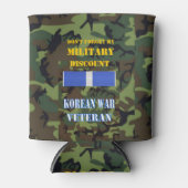 VERGESSEN SIE MEINEN MILITÄRISCHEN ERMÄSSIGUNGSNAC DOSENKÜHLER (Vorderseite)