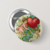 Vergessen Sie mich Knoten Valentinsgruß Button (Vorne & Hinten)