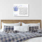 vergessen Sie mich nicht 70 Gründe, warum wir Sie Leinwanddruck (Insitu (Schlafzimmer))