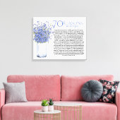 vergessen Sie mich nicht 70 Gründe, warum wir Sie Leinwanddruck (Insitu (Wohnzimmer))