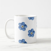 Vergessen Sie mich nicht/blaue Blumen-Tasse Kaffeetasse (Links)