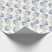 Vergessen Sie mich nicht Blumen Geschenkpapier (Ecke)