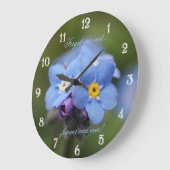 Vergessen Sie mich nicht für immer und immer die W Große Wanduhr (Winkel)