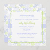 Vergessen Sie mich nicht ~ Garden Babydusche Einladung (Vorne/Hinten)