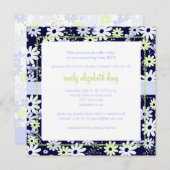 Vergessen Sie mich nicht ~ Garden Babydusche Einladung (Vorne/Hinten)