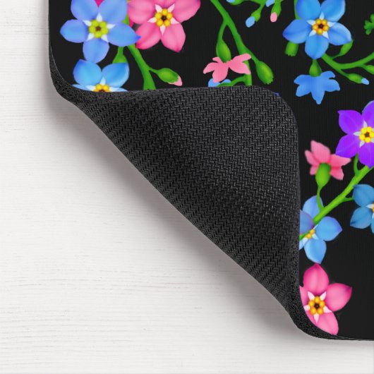 Vergessen Sie mich nicht Garten-Blumen Mousepad (Ecke)