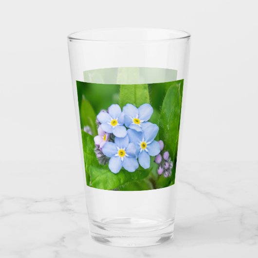 Vergessen Sie mich nicht, Glass Cup Glas (Vorderseite)