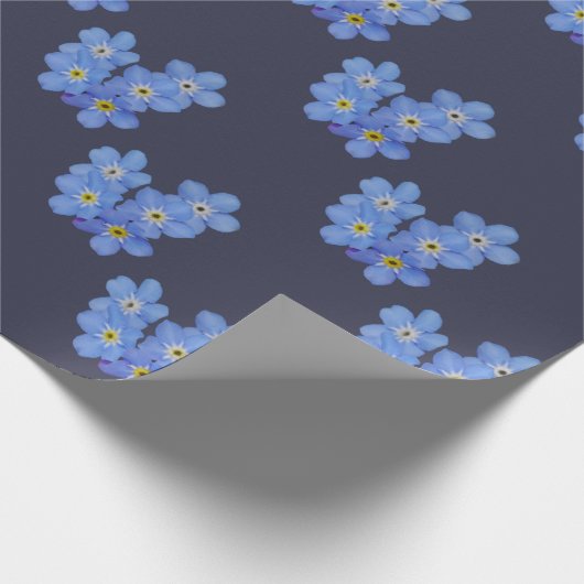 Vergessen Sie mich nicht Packpapier (Ecke)