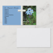 Vergessen Sie mich nicht quere christliche Visitenkarte (Vorne/Hinten)