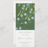 Vergessen Sie mich nicht Save the Date Einladung (Vorne/Hinten)