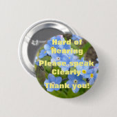 Vergessen Sie mich nicht stark des Button (Vorne & Hinten)