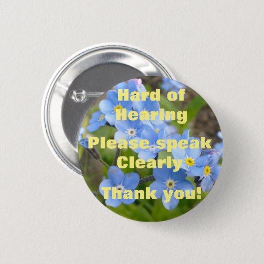 Vergessen Sie mich nicht stark des Button (Vorne & Hinten)