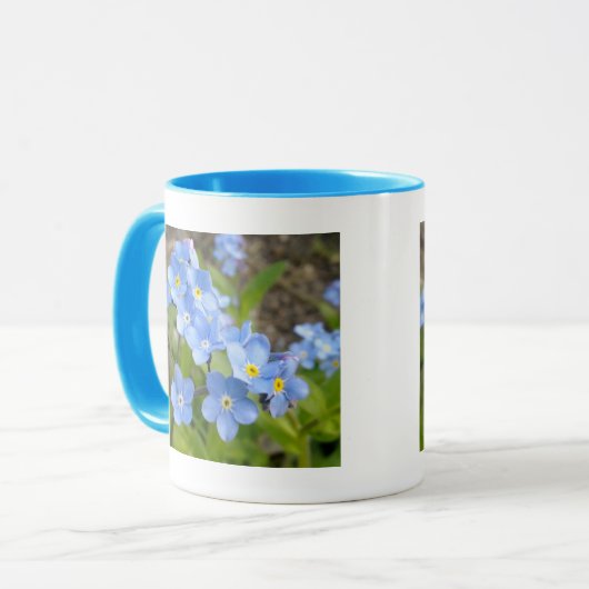 Vergessen Sie mich nicht Tasse (Vorderseite Links)