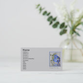 Vergessen Sie mich nicht Visitenkarte (Stehend Vorderseite)