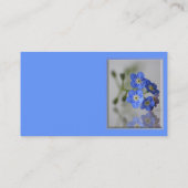 Vergessen Sie mich nicht Visitenkarte (Rückseite)