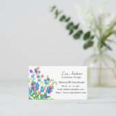 Vergessen Sie mich nicht Visitenkarte (Stehend Vorderseite)