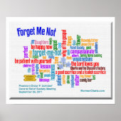 Vergessen Sie mich nicht von Präsident Uchtdorf Po Poster (Vorne)