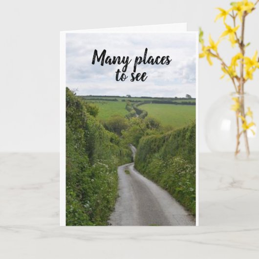 **VERGESSEN SIE MICH NICHT, WENN** SIE KARTE BEOBA (Gelbe Blume)