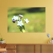 Vergessen Sie mir, Blau und Grün zu kennen Leinwanddruck (Insitu (Wohnzimmer))