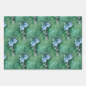 Vergessen Sie mir keine Aquarellpapier Geschenkpapier Set (Vorderseite 2)