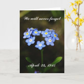 Vergessen Sie mir, keine Blume Grußkarte zu haben Karte (Gelbe Blume)