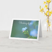 Vergessen Sie mir keine Grußkarte Karte (Gelbe Blume)