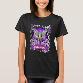 Vergessen Sie mir nicht Alzheimer's Awareness Elep T-Shirt