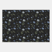 Vergessen Sie mir nicht blaue Blume Geschenkpapier Set (Vorderseite 3)