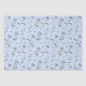 Vergessen Sie mir nicht blaue Blume Seidenpapier (Vorderseite)