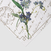 Vergessen Sie mir nicht Carte Postale Französisch  Seidenpapier (Ausschnitt)