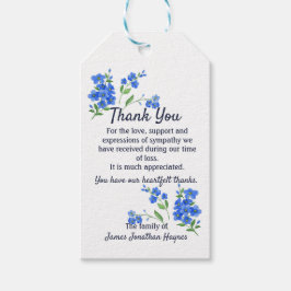 Vergessen Sie mir nicht danke Memorial Geschenkanhänger