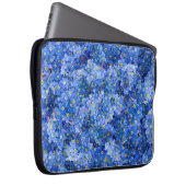 Vergessen Sie mir nicht das Muster der Blume Laptopschutzhülle (Vorne Rechts)
