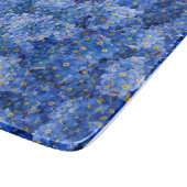 Vergessen Sie mir nicht das Muster der Blume Schneidebrett (Ecke)