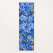 Vergessen Sie mir nicht das Muster der Blume Yogamatte (Vorderseite)