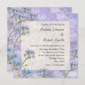 Vergessen Sie mir nicht, dass ich im Frühling nich Einladung (Vorne/Hinten)