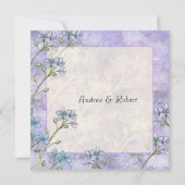 Vergessen Sie mir nicht, dass ich im Frühling nich Einladung (Rückseite)