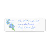 Vergessen Sie mir nicht die Blume des Wasserfarben (Vorne)