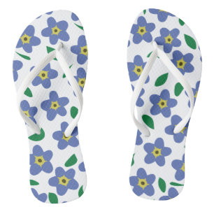 Vergessen Sie mir nicht die floralen Flip Flops fü Badesandalen