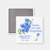 Vergessen Sie mir nicht die Gedächtniswahrheit Magnet (Vorderseite/Rückseite)