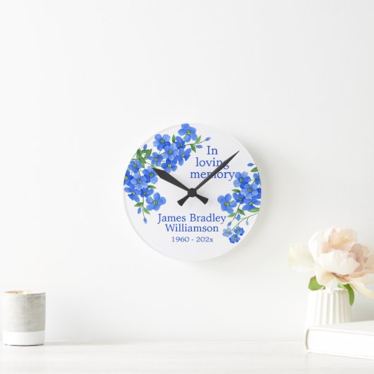 Vergessen Sie mir nicht die Gedächtniswahrheit Runde Wanduhr (Zuhause)