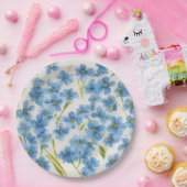 Vergessen Sie mir nicht, floralfarbene Teller zu v (Party)