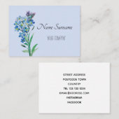 Vergessen Sie mir nicht Visitenkarte (Vorne/Hinten)