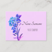 Vergessen Sie mir nicht Visitenkarte (Vorderseite)